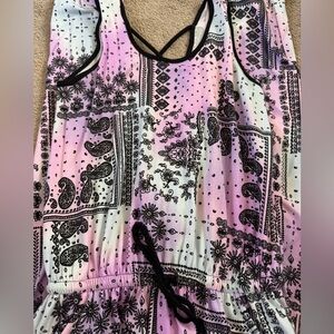 Pixie Lane paisley romper size 9/10 like new